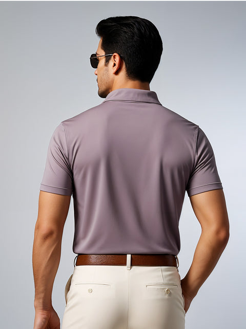Adro Polo T-Shirt for Men – 100% Cotton Soft Fabric | Regular Fit Polo Tshirt | All over Printed Cotton Polo T Shirt for Men