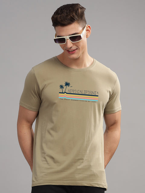 Adro Mens Printed T Shirt | The Super Soft Tshirt in India| Pure Cotton Lycra Breathable Fabric| 4 way stretch smart tech fabric| Round Neck T-Shirt (Also in Plus Size)