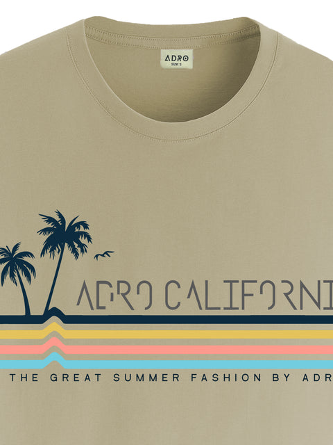 Adro Mens Printed T Shirt | The Super Soft Tshirt in India| Pure Cotton Lycra Breathable Fabric| 4 way stretch smart tech fabric| Round Neck T-Shirt (Also in Plus Size)