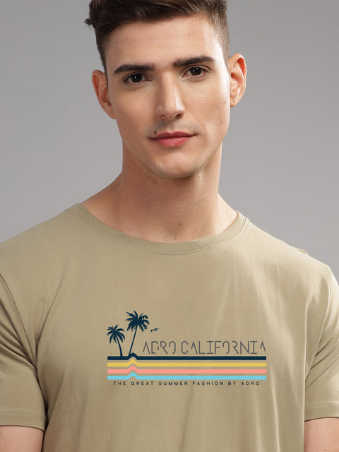 Adro Mens Printed T Shirt | The Super Soft Tshirt in India| Pure Cotton Lycra Breathable Fabric| 4 way stretch smart tech fabric| Round Neck T-Shirt (Also in Plus Size)