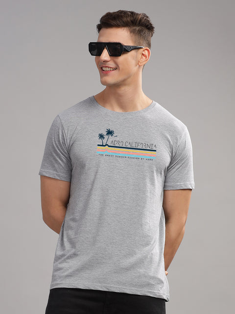 Adro Mens Printed T Shirt | The Super Soft Tshirt in India| Pure Cotton Lycra Breathable Fabric| 4 way stretch smart tech fabric| Round Neck T-Shirt (Also in Plus Size)