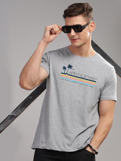 Adro Mens Printed T Shirt | The Super Soft Tshirt in India| Pure Cotton Lycra Breathable Fabric| 4 way stretch smart tech fabric| Round Neck T-Shirt (Also in Plus Size)