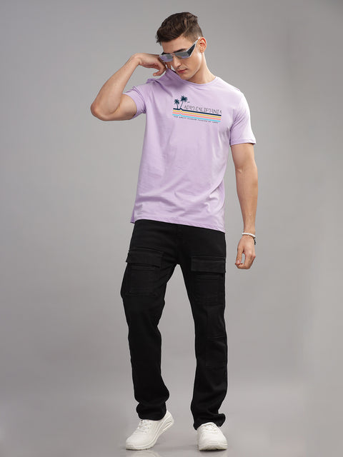 Adro Mens Printed T Shirt | The Super Soft Tshirt in India| Pure Cotton Lycra Breathable Fabric| 4 way stretch smart tech fabric| Round Neck T-Shirt (Also in Plus Size)