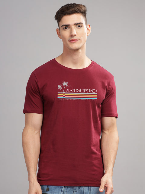 Adro Mens Printed T Shirt | The Super Soft Tshirt in India| Pure Cotton Lycra Breathable Fabric| 4 way stretch smart tech fabric| Round Neck T-Shirt (Also in Plus Size)