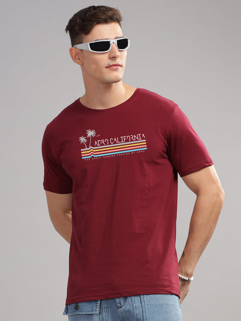Adro Mens Printed T Shirt | The Super Soft Tshirt in India| Pure Cotton Lycra Breathable Fabric| 4 way stretch smart tech fabric| Round Neck T-Shirt (Also in Plus Size)