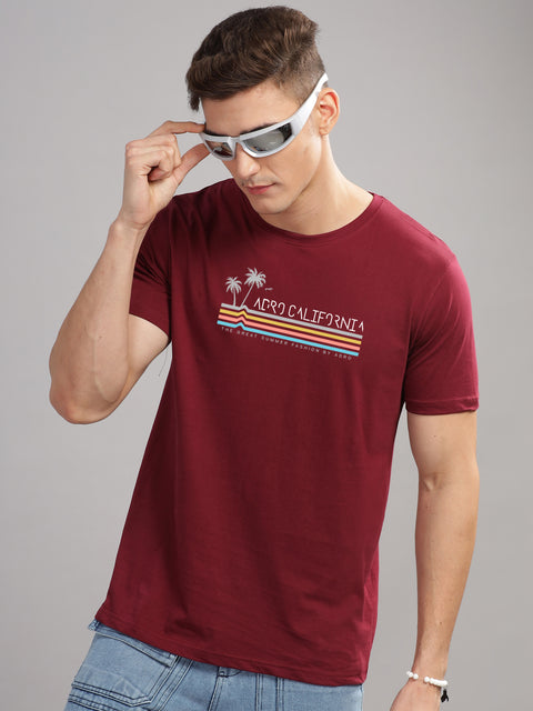 Adro Mens Printed T Shirt | The Super Soft Tshirt in India| Pure Cotton Lycra Breathable Fabric| 4 way stretch smart tech fabric| Round Neck T-Shirt (Also in Plus Size)