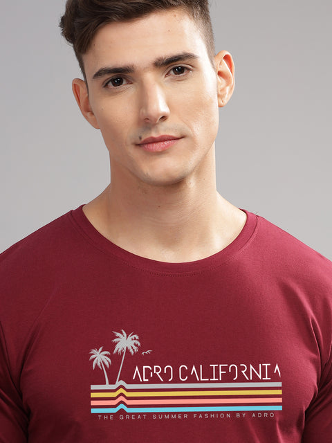 Adro Mens Printed T Shirt | The Super Soft Tshirt in India| Pure Cotton Lycra Breathable Fabric| 4 way stretch smart tech fabric| Round Neck T-Shirt (Also in Plus Size)