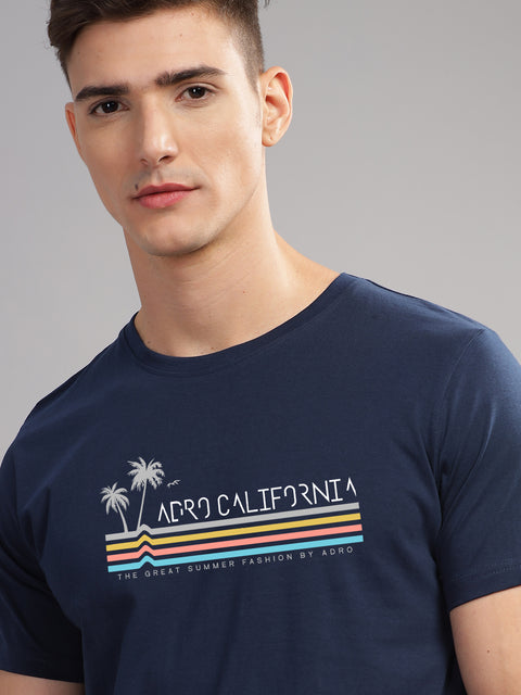 Adro Mens Printed T Shirt | The Super Soft Tshirt in India| Pure Cotton Lycra Breathable Fabric| 4 way stretch smart tech fabric| Round Neck T-Shirt (Also in Plus Size)