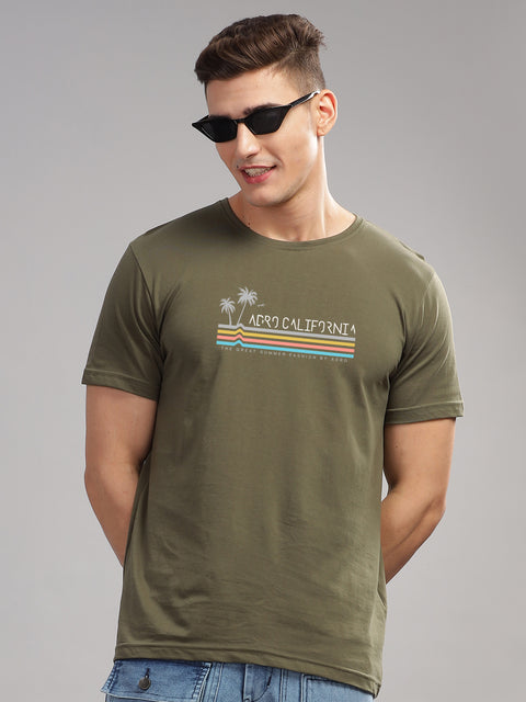 Adro Mens Printed T Shirt | The Super Soft Tshirt in India| Pure Cotton Lycra Breathable Fabric| 4 way stretch smart tech fabric| Round Neck T-Shirt (Also in Plus Size)