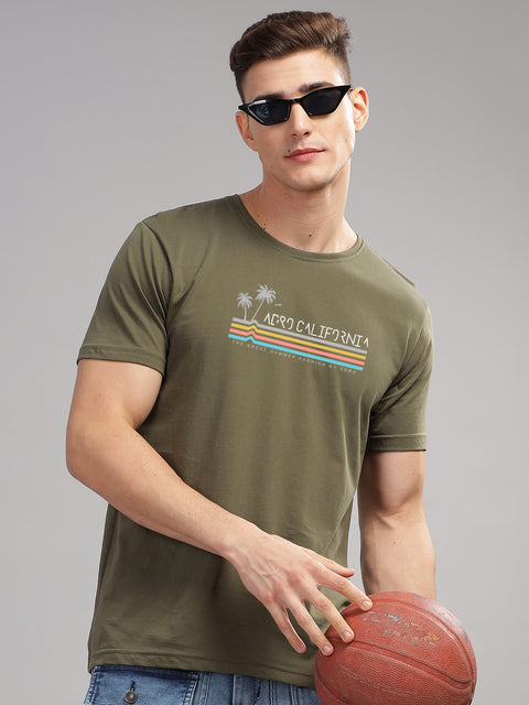 Adro Mens Printed T Shirt | The Super Soft Tshirt in India| Pure Cotton Lycra Breathable Fabric| 4 way stretch smart tech fabric| Round Neck T-Shirt (Also in Plus Size)
