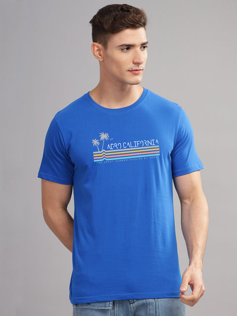 Adro Mens Printed T Shirt | The Super Soft Tshirt in India| Pure Cotton Lycra Breathable Fabric| 4 way stretch smart tech fabric| Round Neck T-Shirt (Also in Plus Size)