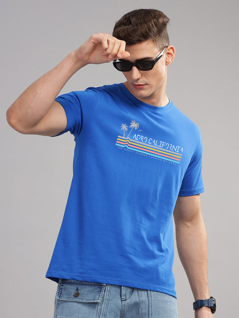 Adro Mens Printed T Shirt | The Super Soft Tshirt in India| Pure Cotton Lycra Breathable Fabric| 4 way stretch smart tech fabric| Round Neck T-Shirt (Also in Plus Size)