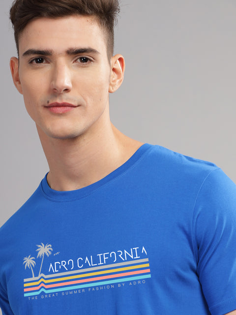 Adro Mens Printed T Shirt | The Super Soft Tshirt in India| Pure Cotton Lycra Breathable Fabric| 4 way stretch smart tech fabric| Round Neck T-Shirt (Also in Plus Size)