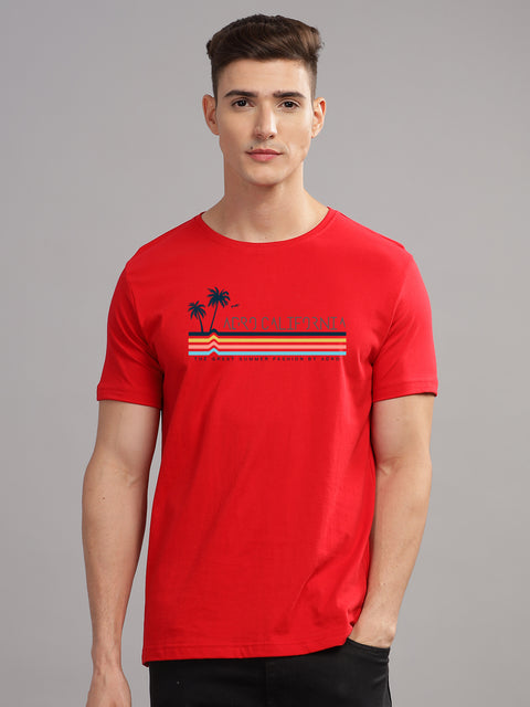 Adro Mens Printed T Shirt | The Super Soft Tshirt in India| Pure Cotton Lycra Breathable Fabric| 4 way stretch smart tech fabric| Round Neck T-Shirt (Also in Plus Size)