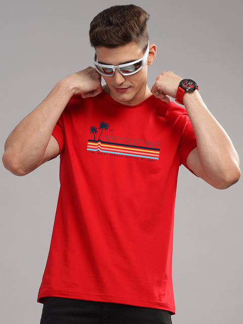 Adro Mens Printed T Shirt | The Super Soft Tshirt in India| Pure Cotton Lycra Breathable Fabric| 4 way stretch smart tech fabric| Round Neck T-Shirt (Also in Plus Size)