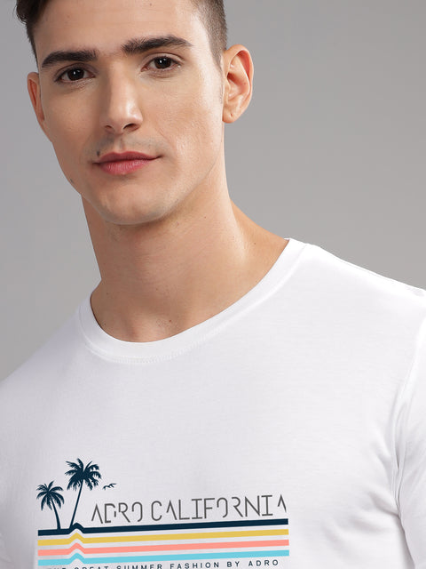Adro Mens Printed T Shirt | The Super Soft Tshirt in India| Pure Cotton Lycra Breathable Fabric| 4 way stretch smart tech fabric| Round Neck T-Shirt (Also in Plus Size)