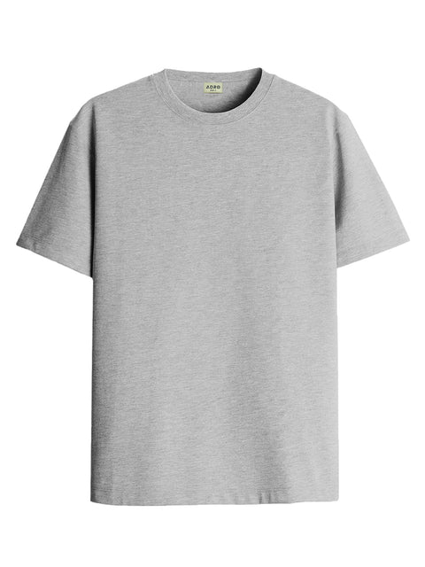 ADRO Mens T Shirts | Solid Tshirts for Men | Pure Cotton Lycra Fabric | 4 Way Stretch Smart tech Tshirt | Pack of 2 Round Neck T-Shirt for Summer