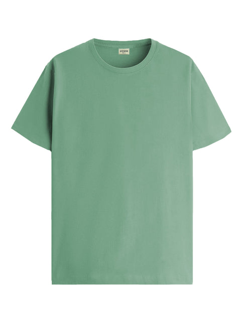 ADRO Mens T Shirts | Solid Tshirts for Men | Pure Cotton Lycra Fabric | 4 Way Stretch Smart tech Tshirt | Pack of 2 Round Neck T-Shirt for Summer