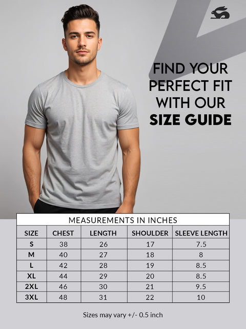 Adro Men’s Regular Fit T-Shirt – Motivational Quote Design | 180 GSM Cotton Lycra Motivational Graphic Tee