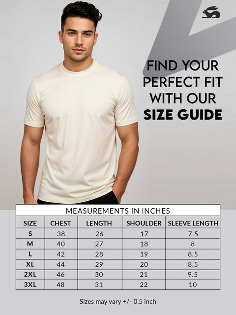 Adro Men’s Regular Fit T-Shirt – Motivational Quote Design | 180 GSM Cotton Lycra Motivational Graphic Tee