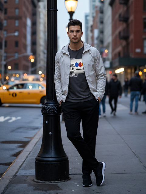 Adro Men’s Regular Fit T-Shirt – Motivational Quote Design | 180 GSM Cotton Lycra Motivational Graphic Tee