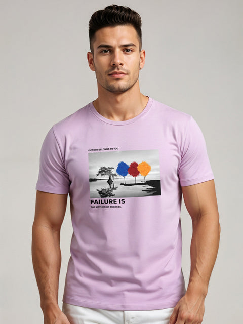 Adro Men’s Regular Fit T-Shirt – Motivational Quote Design | 180 GSM Cotton Lycra Motivational Graphic Tee