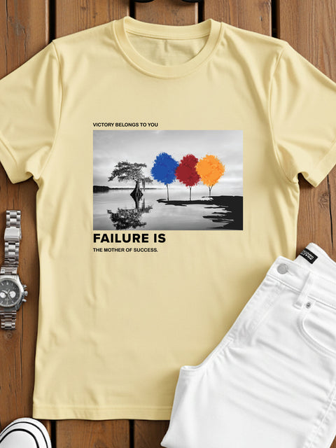Adro Men’s Regular Fit T-Shirt – Motivational Quote Design | 180 GSM Cotton Lycra Motivational Graphic Tee