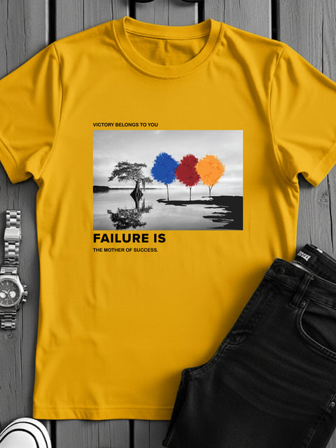 Adro Men’s Regular Fit T-Shirt – Motivational Quote Design | 180 GSM Cotton Lycra Motivational Graphic Tee