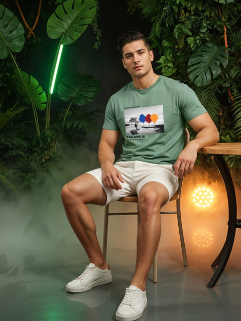 Adro Men’s Regular Fit T-Shirt – Motivational Quote Design | 180 GSM Cotton Lycra Motivational Graphic Tee