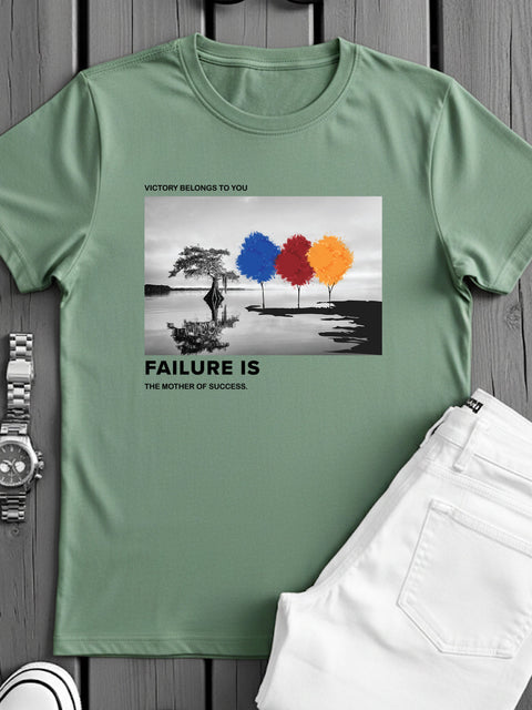 Adro Men’s Regular Fit T-Shirt – Motivational Quote Design | 180 GSM Cotton Lycra Motivational Graphic Tee