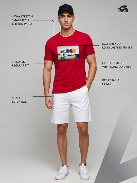Adro Men’s Regular Fit T-Shirt – Motivational Quote Design | 180 GSM Cotton Lycra Motivational Graphic Tee