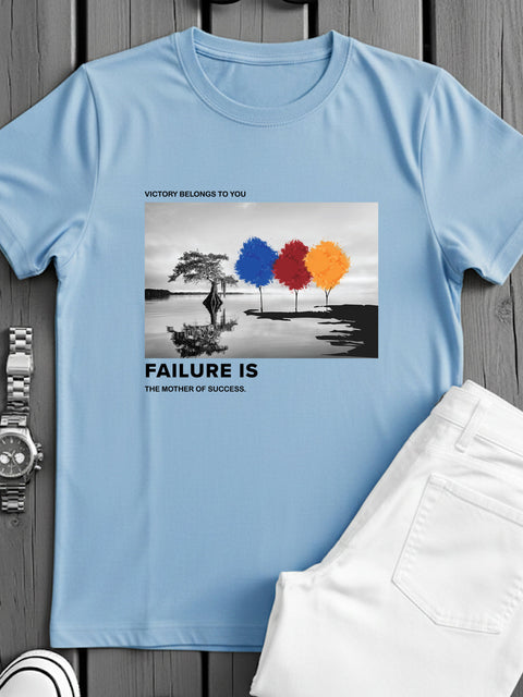 Adro Men’s Regular Fit T-Shirt – Motivational Quote Design | 180 GSM Cotton Lycra Motivational Graphic Tee