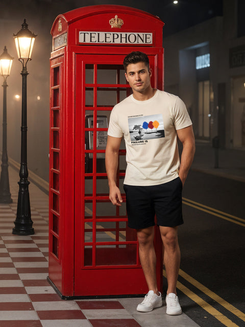 Adro Men’s Regular Fit T-Shirt – Motivational Quote Design | 180 GSM Cotton Lycra Motivational Graphic Tee
