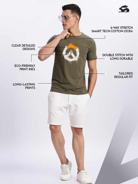 ADRO Mens Printed T-Shirt for Men