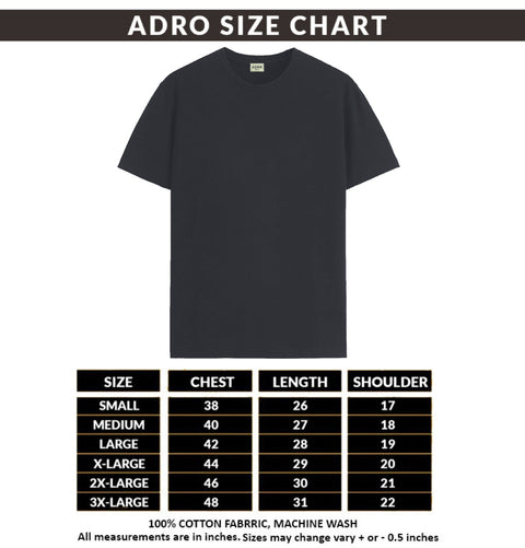 ADRO Mens T Shirts | Solid Tshirts for Men | Pure Cotton Lycra Fabric | 4 Way Stretch Smart tech Tshirt | Round Neck T-Shirt for Summer