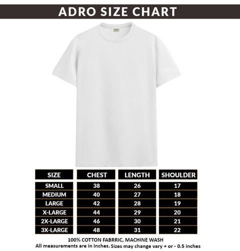 ADRO Mens T Shirts | Solid Tshirts for Men | Pure Cotton Lycra Fabric | 4 Way Stretch Smart tech Tshirt | Round Neck T-Shirt for Summer