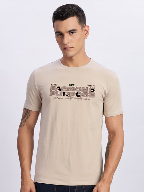 ADRO Tshirt for Men | Printed T Shirt for Men | Premium Lycra Cotton Regular Fit T-Shirt |Printed T Shirt