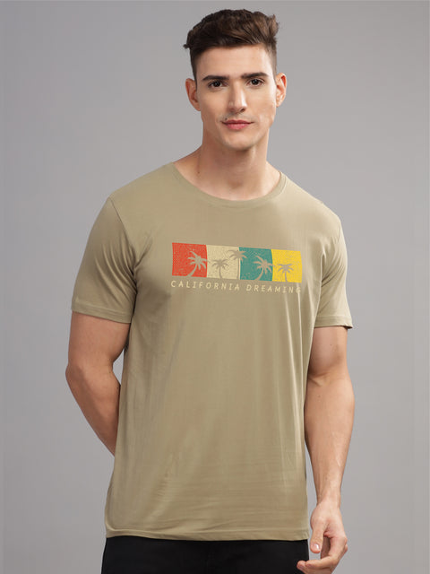 Adro Mens Printed T Shirt | The Super Soft Tshirt in India| Pure Cotton Lycra Breathable Fabric| 4 way stretch smart tech fabric| Round Neck T-Shirt (Also in Plus Size)