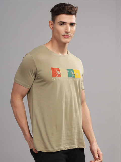 Adro Mens Printed T Shirt | The Super Soft Tshirt in India| Pure Cotton Lycra Breathable Fabric| 4 way stretch smart tech fabric| Round Neck T-Shirt (Also in Plus Size)