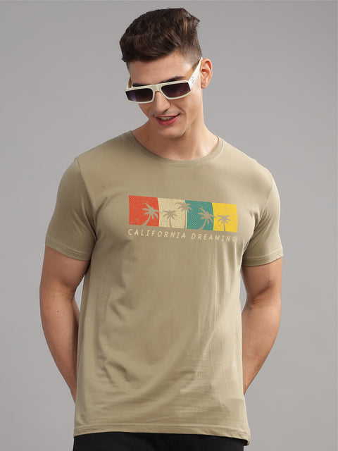 Adro Mens Printed T Shirt | The Super Soft Tshirt in India| Pure Cotton Lycra Breathable Fabric| 4 way stretch smart tech fabric| Round Neck T-Shirt (Also in Plus Size)