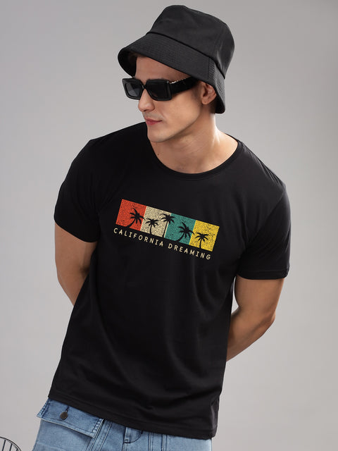 Adro Mens Printed T Shirt | The Super Soft Tshirt in India| Pure Cotton Lycra Breathable Fabric| 4 way stretch smart tech fabric| Round Neck T-Shirt (Also in Plus Size)