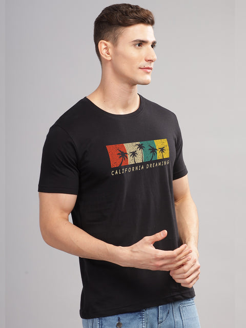 Adro Mens Printed T Shirt | The Super Soft Tshirt in India| Pure Cotton Lycra Breathable Fabric| 4 way stretch smart tech fabric| Round Neck T-Shirt (Also in Plus Size)