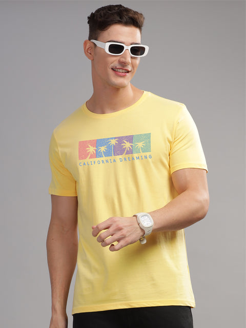 Adro Mens Printed T Shirt | The Super Soft Tshirt in India| Pure Cotton Lycra Breathable Fabric| 4 way stretch smart tech fabric| Round Neck T-Shirt (Also in Plus Size)