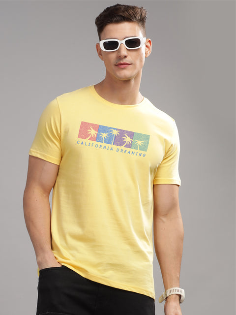 Adro Mens Printed T Shirt | The Super Soft Tshirt in India| Pure Cotton Lycra Breathable Fabric| 4 way stretch smart tech fabric| Round Neck T-Shirt (Also in Plus Size)