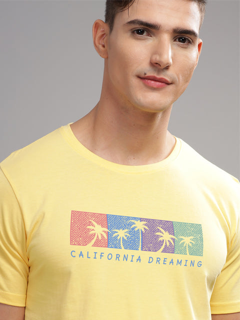 Adro Mens Printed T Shirt | The Super Soft Tshirt in India| Pure Cotton Lycra Breathable Fabric| 4 way stretch smart tech fabric| Round Neck T-Shirt (Also in Plus Size)