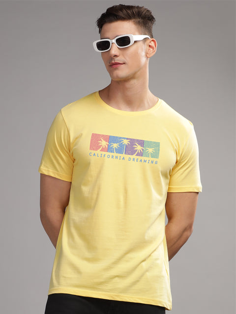 Adro Mens Printed T Shirt | The Super Soft Tshirt in India| Pure Cotton Lycra Breathable Fabric| 4 way stretch smart tech fabric| Round Neck T-Shirt (Also in Plus Size)