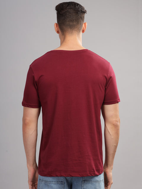 Adro Mens Printed T Shirt | The Super Soft Tshirt in India| Pure Cotton Lycra Breathable Fabric| 4 way stretch smart tech fabric| Round Neck T-Shirt (Also in Plus Size)