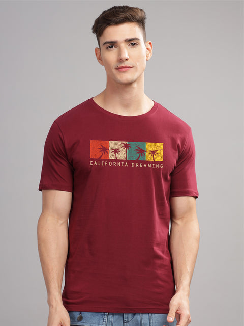 Adro Mens Printed T Shirt | The Super Soft Tshirt in India| Pure Cotton Lycra Breathable Fabric| 4 way stretch smart tech fabric| Round Neck T-Shirt (Also in Plus Size)