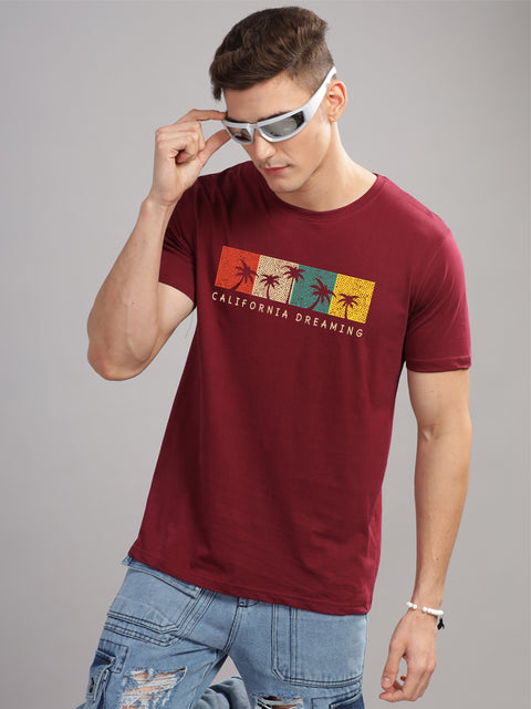 Adro Mens Printed T Shirt | The Super Soft Tshirt in India| Pure Cotton Lycra Breathable Fabric| 4 way stretch smart tech fabric| Round Neck T-Shirt (Also in Plus Size)