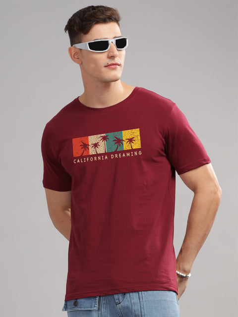 Adro Mens Printed T Shirt | The Super Soft Tshirt in India| Pure Cotton Lycra Breathable Fabric| 4 way stretch smart tech fabric| Round Neck T-Shirt (Also in Plus Size)